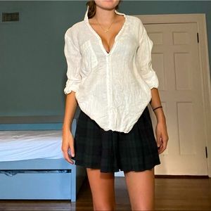 plaid skirt (long-ish)